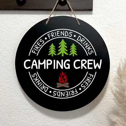 Camping Crew Silkscreen Stencil