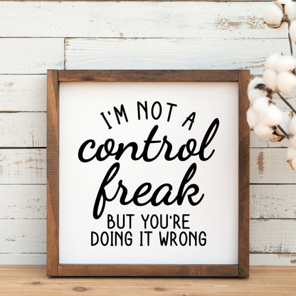 Control Freak Silkscreen Stencil