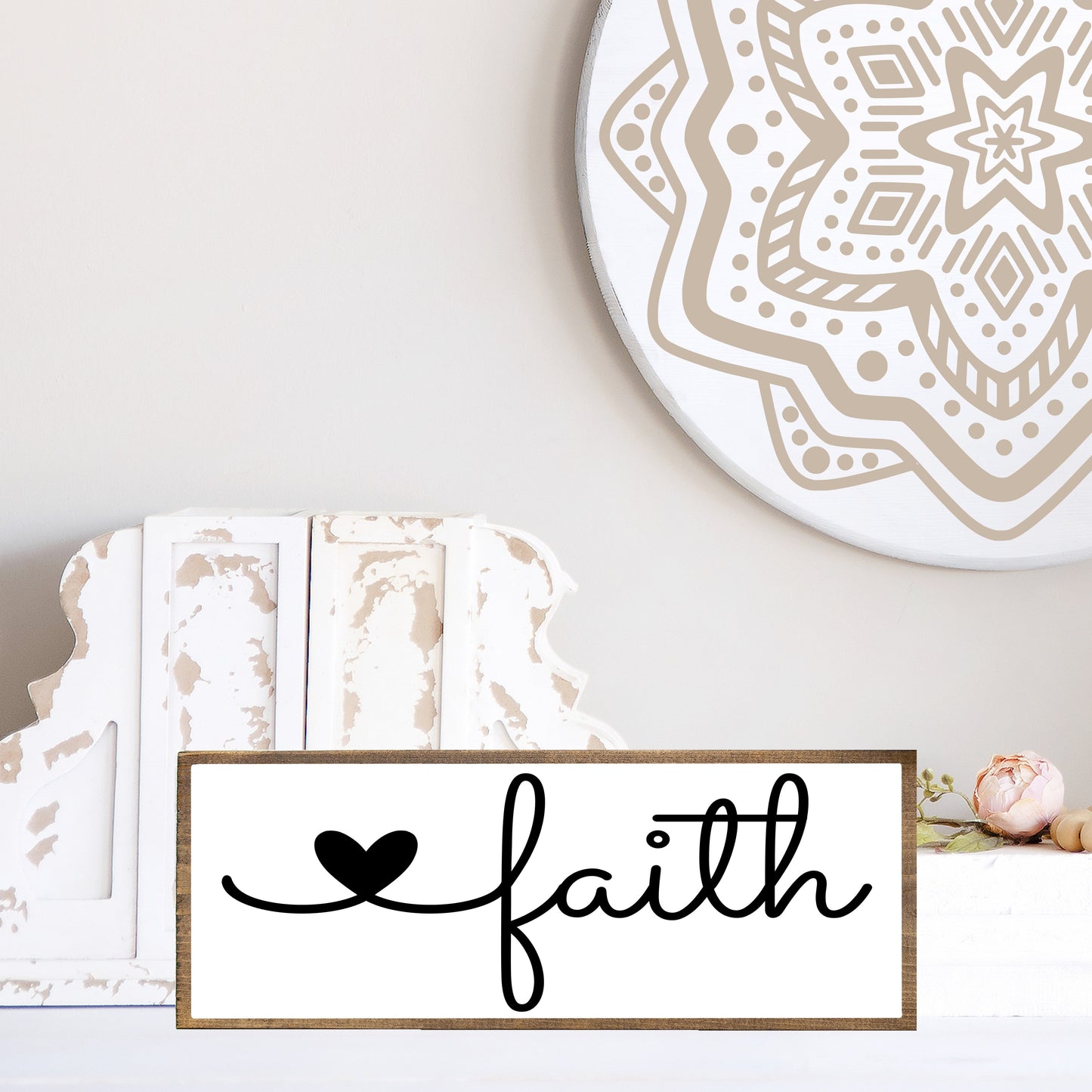 Faith Silkscreen Stencil