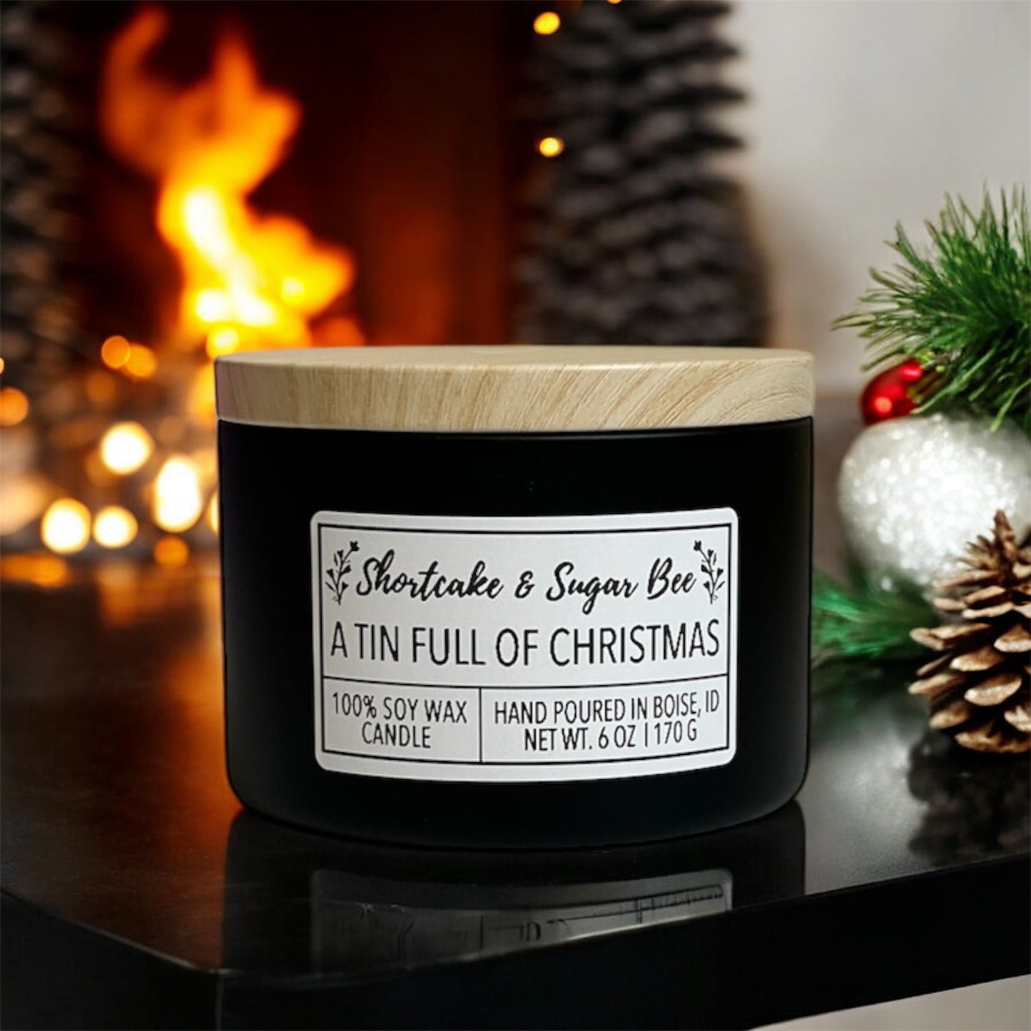 A Tin Full Of Christmas Soy Wax Candle