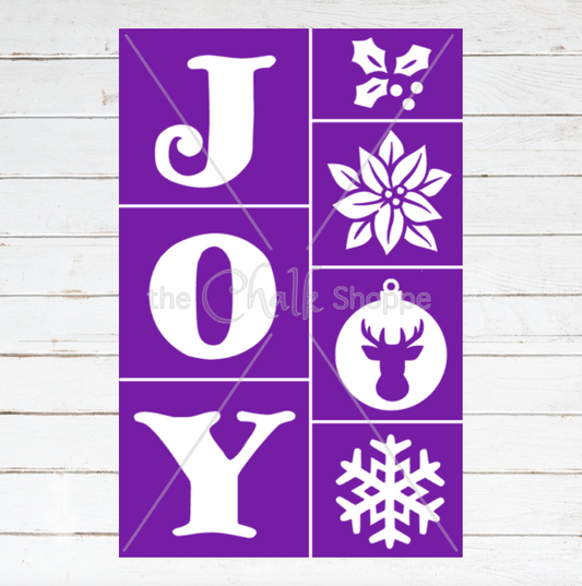 Joy Silkscreen Stencil