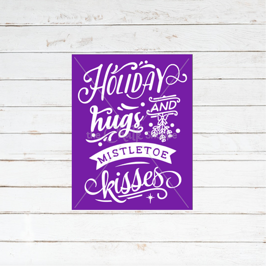 Mistletoe Kisses Silkscreen Stencil