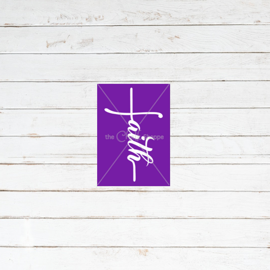 Faith Silkscreen Stencil