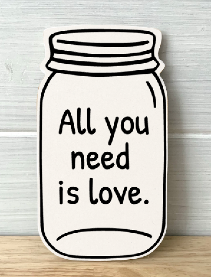 All You Need Is Love Silkscreen Stencil