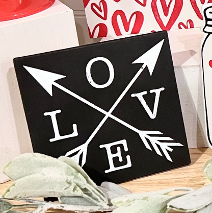 Love Arrows Silkscreen Stencil