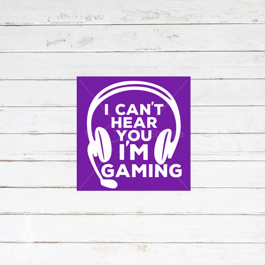 I'm Gaming Silkscreen Stencil