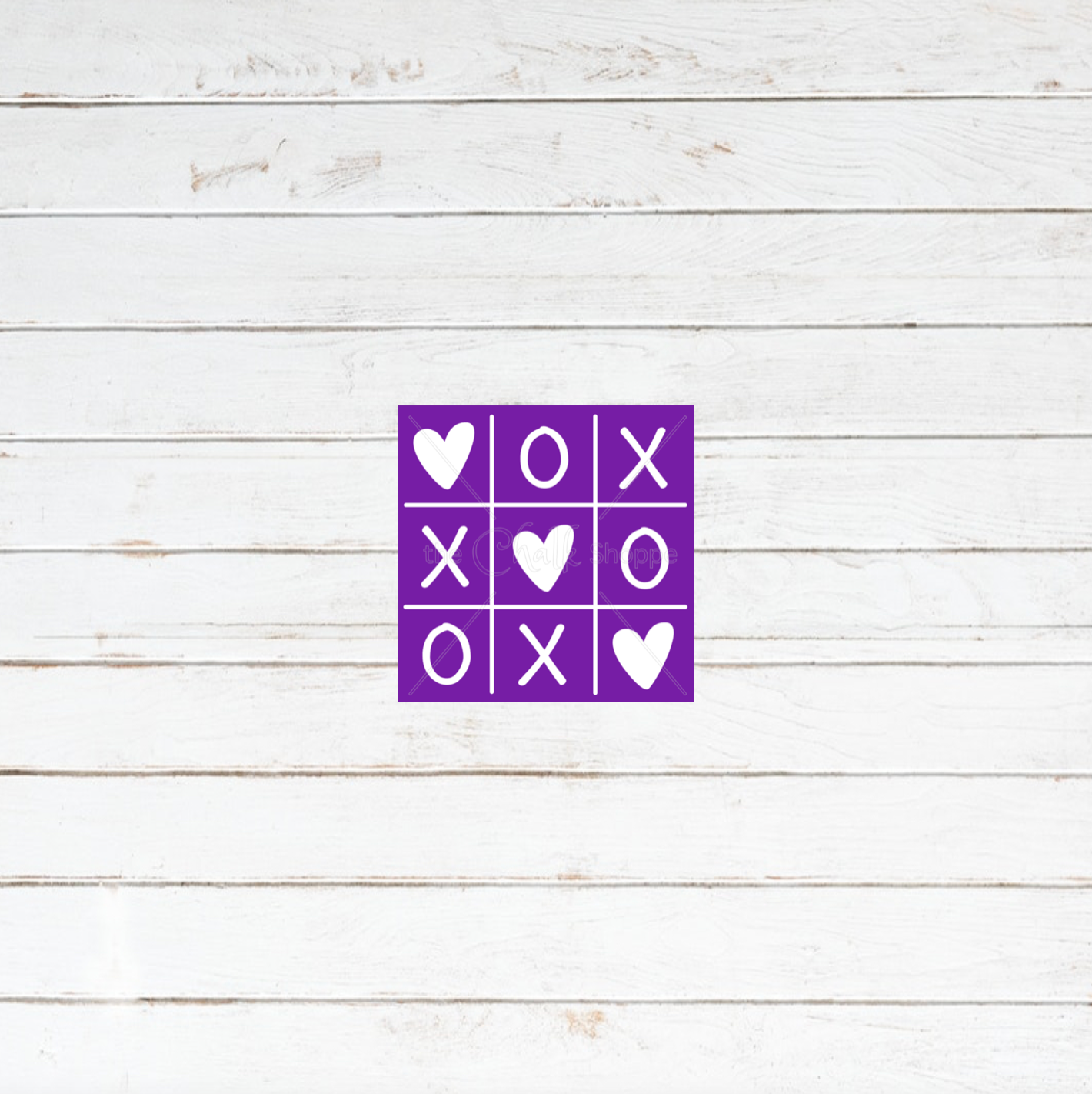 XOXO Tic-Tac-Toe Silkscreen Stencil