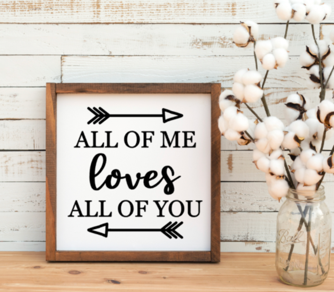 All Of Me Silkscreen Stencil