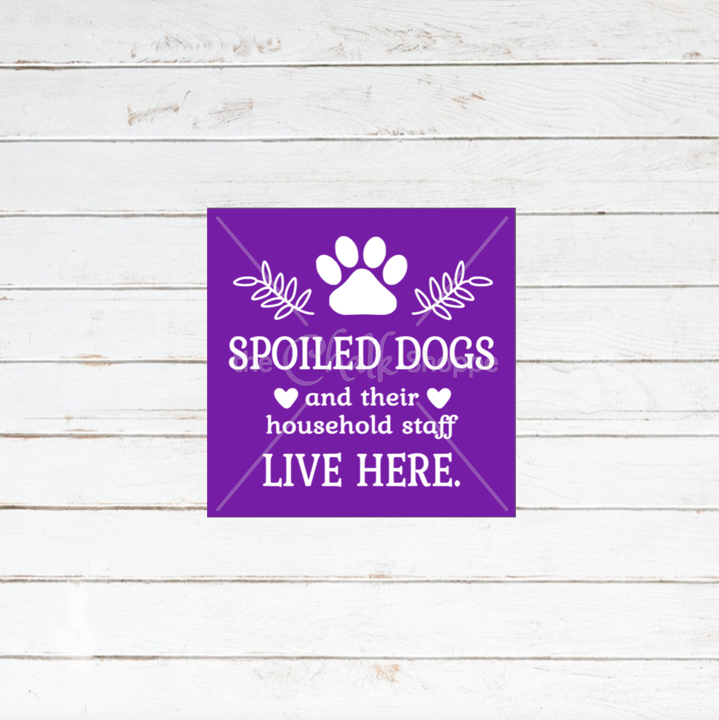 Spoiled Dogs Silkscreen Stencil