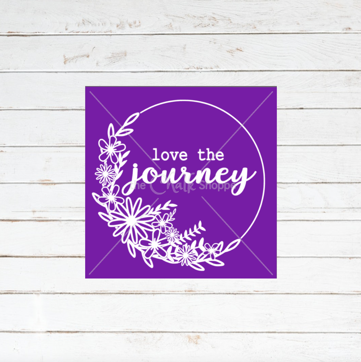 Love The Journey Silkscreen Stencil