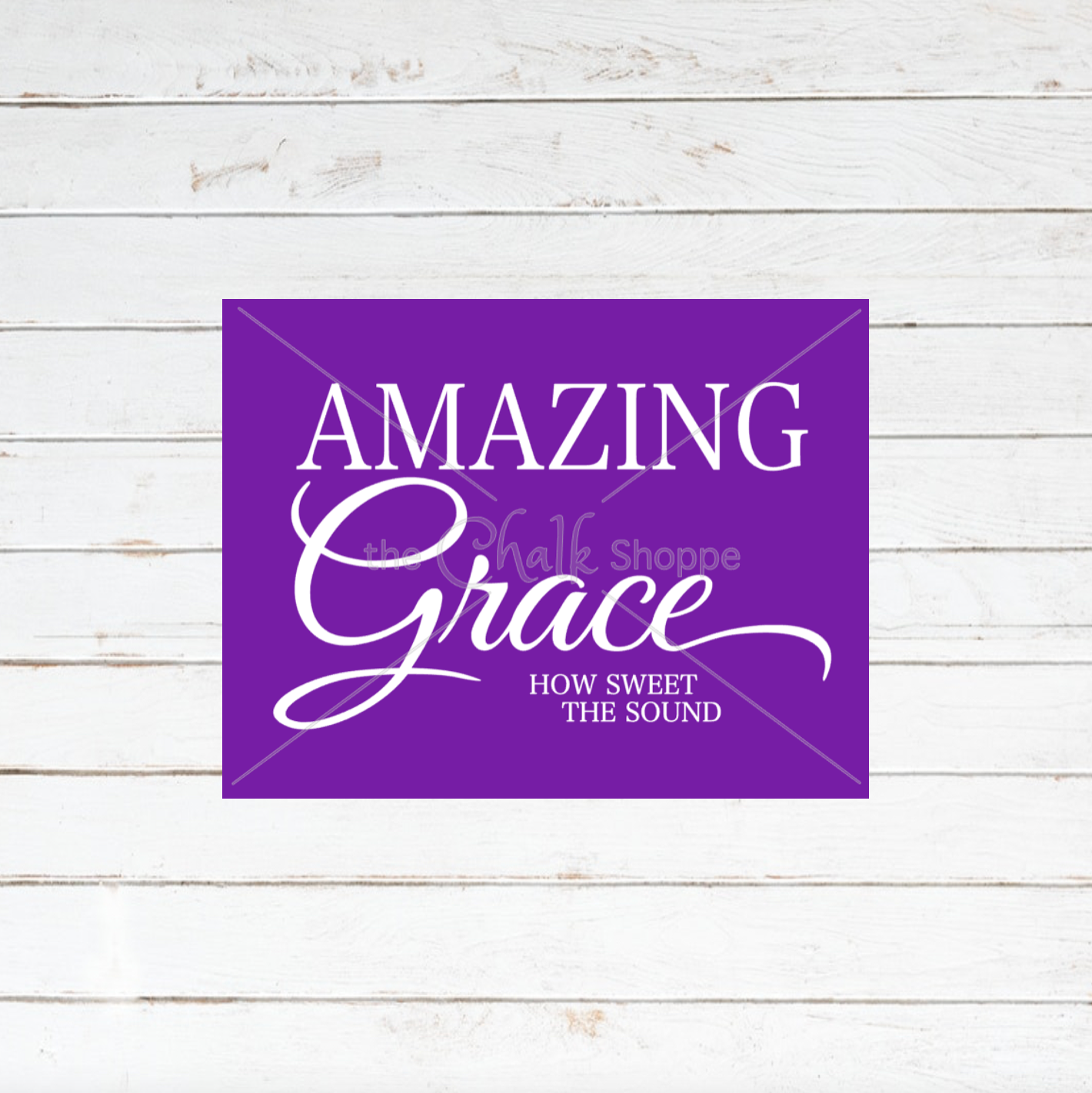 Amazing Grace Silkscreen Stencil