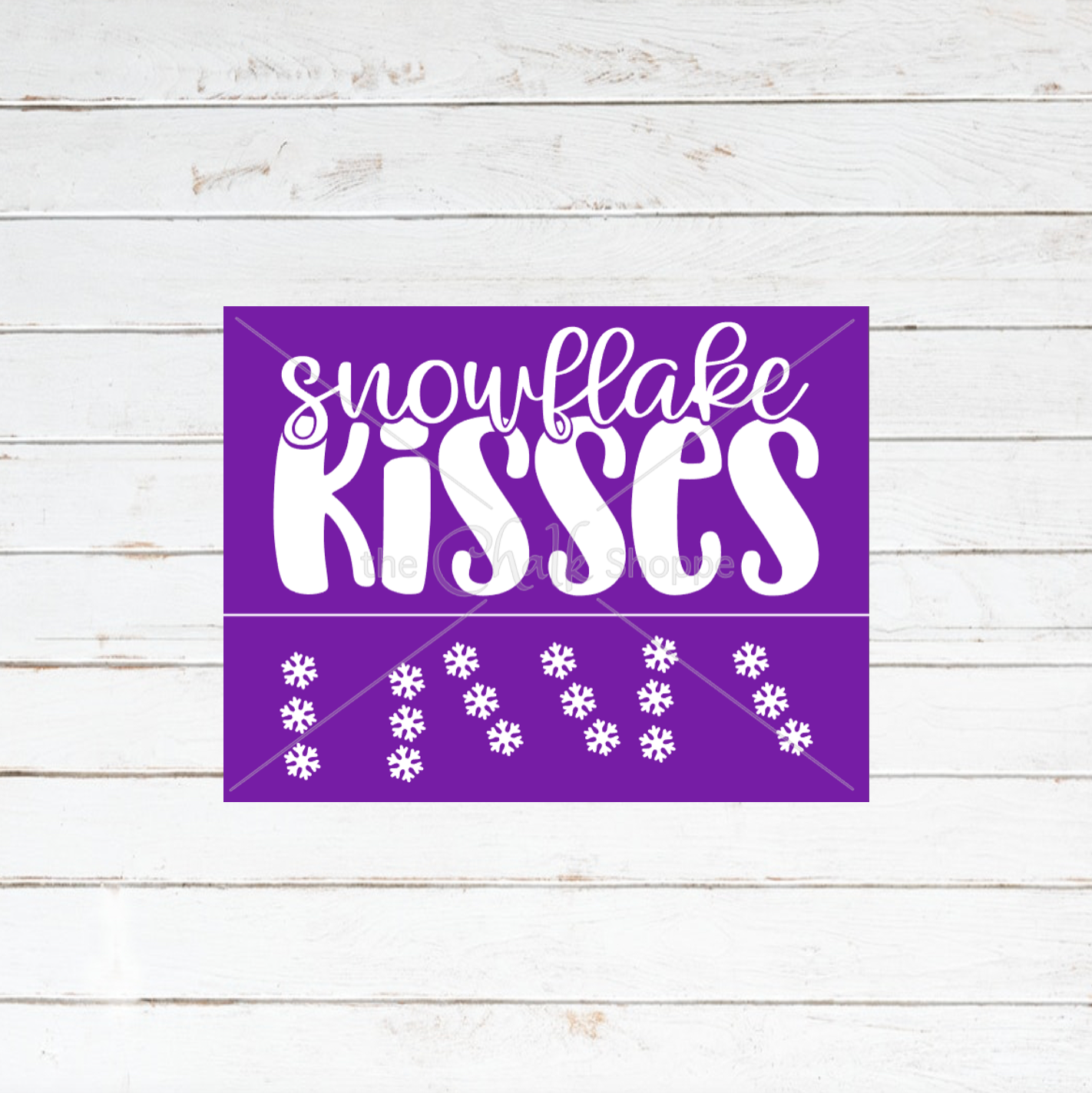 Snowflake Kisses Silkscreen Stencil