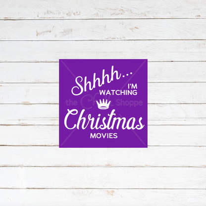 Christmas Movies Silkscreen Stencil