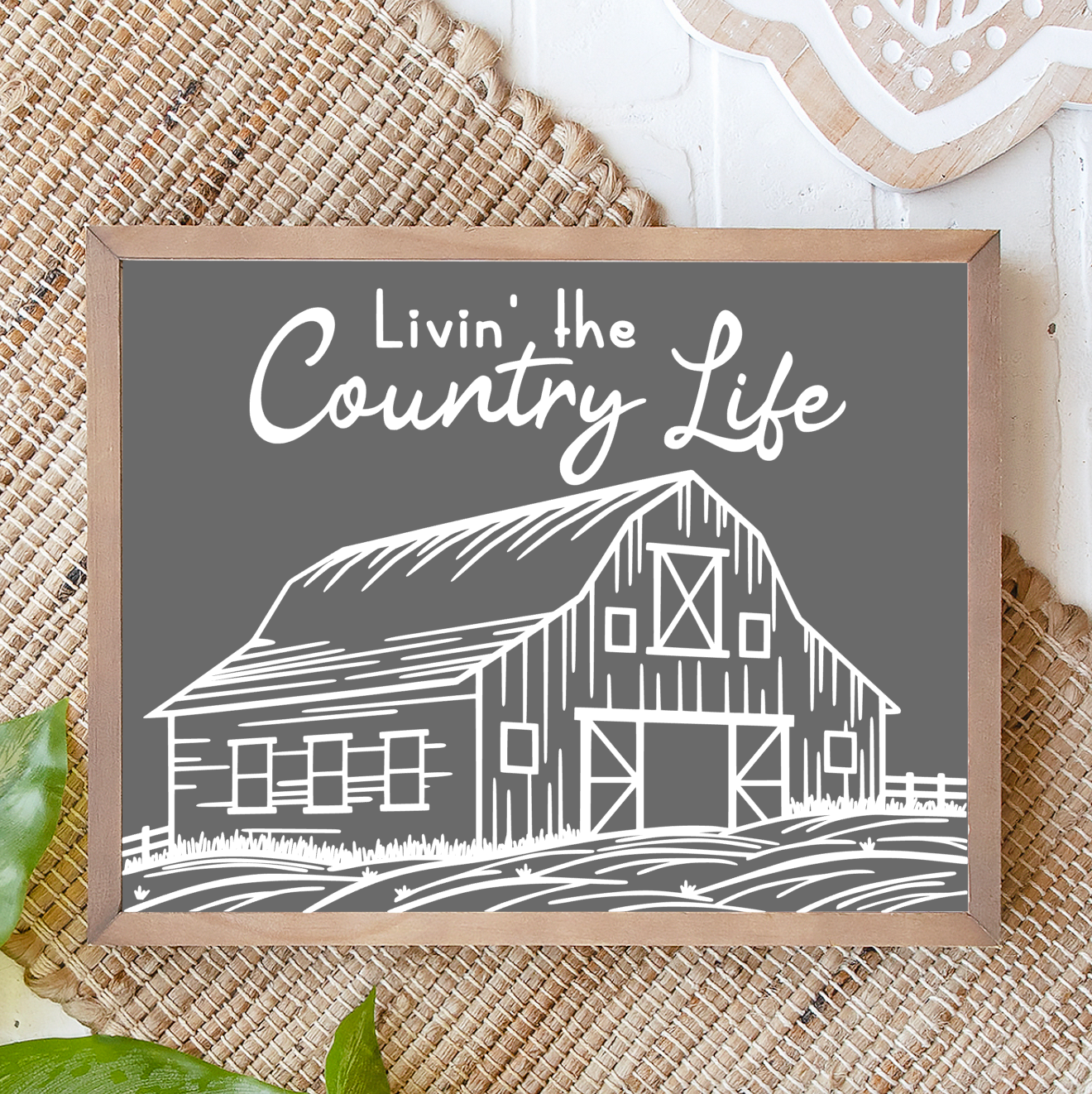 Country Life Silkscreen Stencil