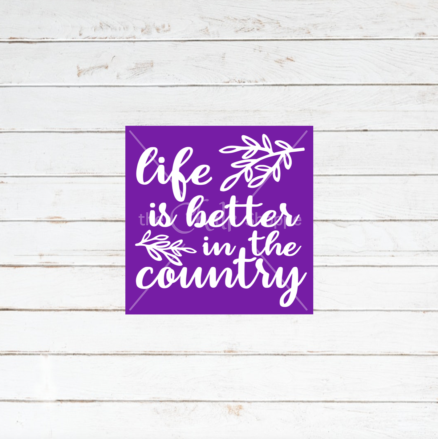 Better In The Country Silkscreen Stencil