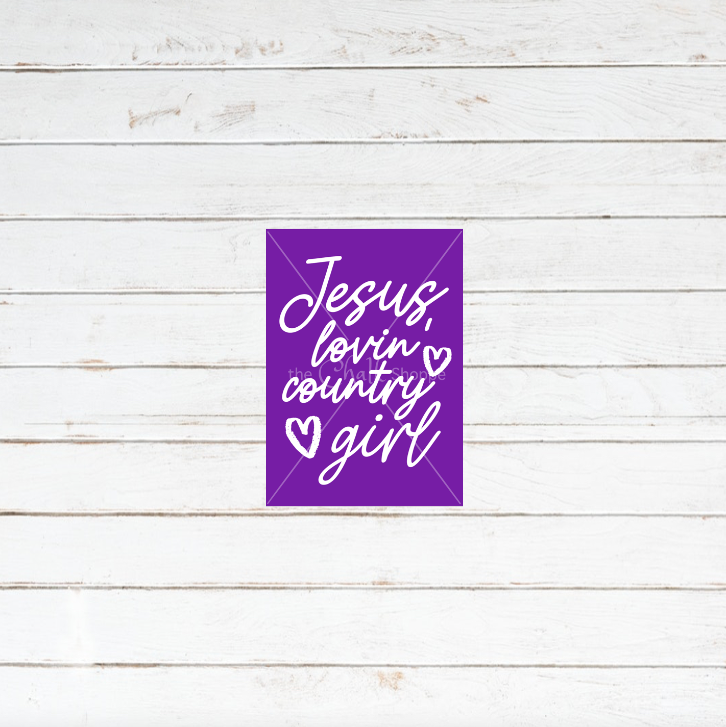 Jesus Lovin' Country Girl Silkscreen Stencil