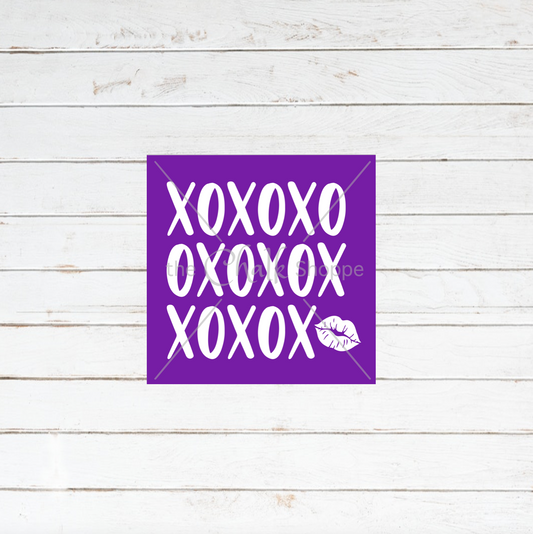 XOXO Kiss Silkscreen Stencil