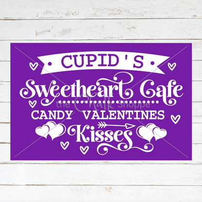 Sweetheart Cafe Silkscreen Stencil