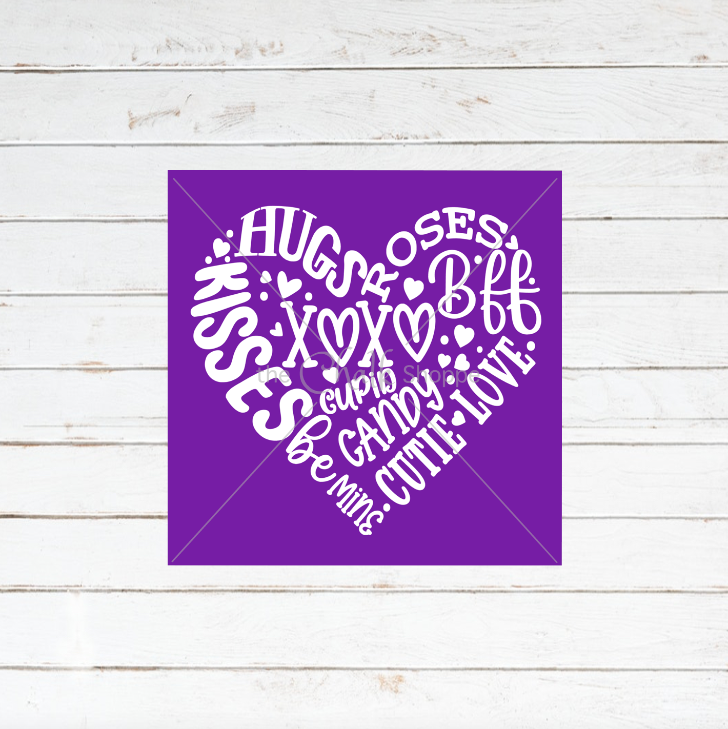 Words Of The Heart Silkscreen Stencil