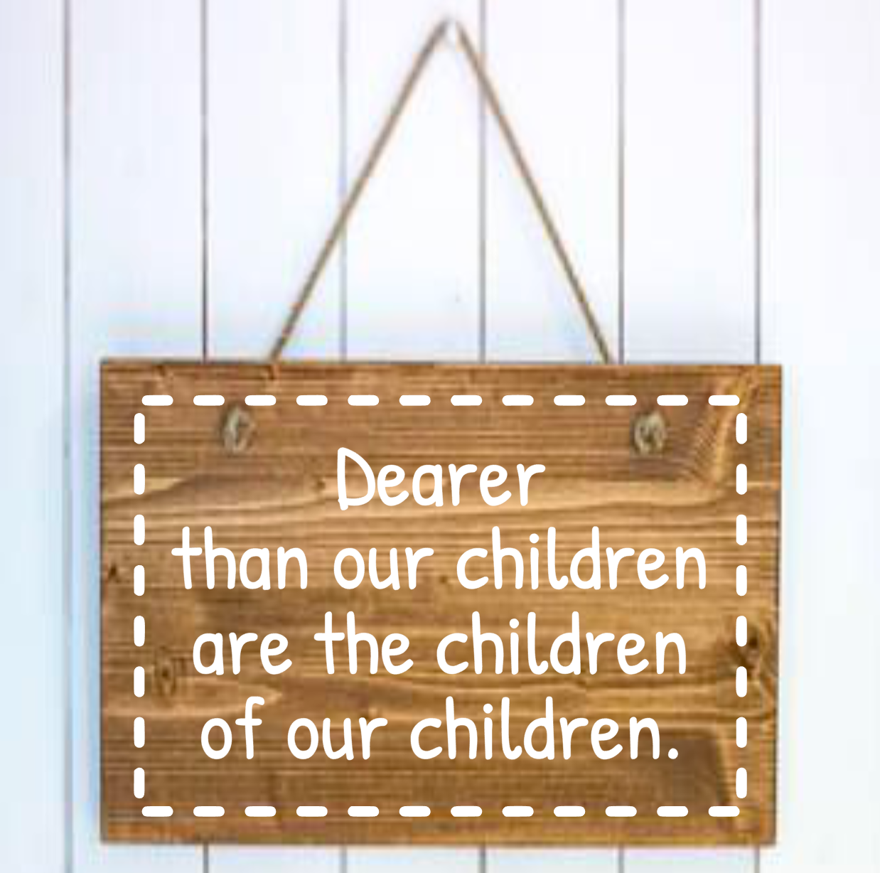 Dearer Than Our Children Silkscreen Stencil