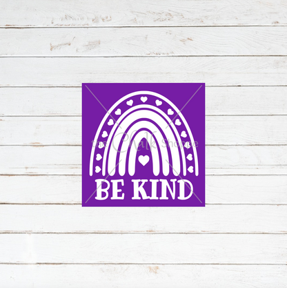 Be Kind Rainbow Silkscreen Stencil