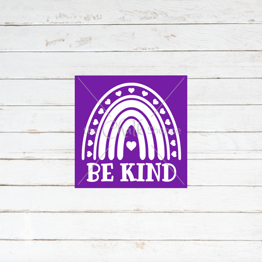 Be Kind Rainbow Silkscreen Stencil