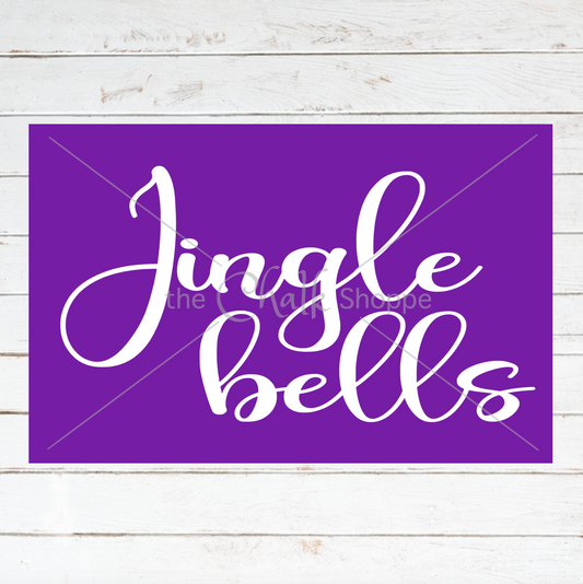 Jingle Bells Silkscreen Stencil