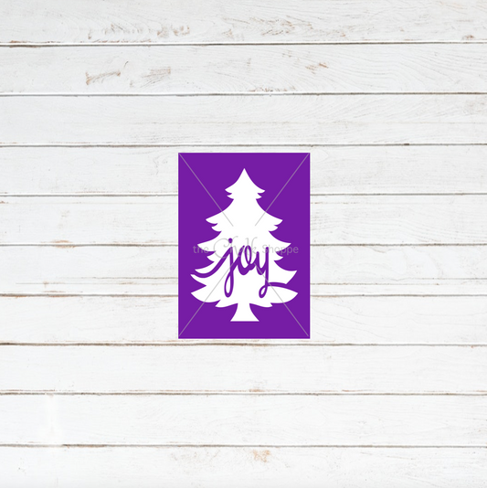 Joy Tree Silkscreen Stencil