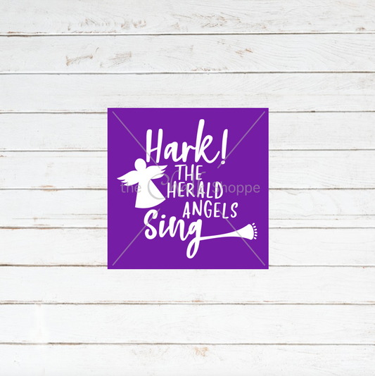 Hark The Herald Angels Sing Silkscreen Stencil