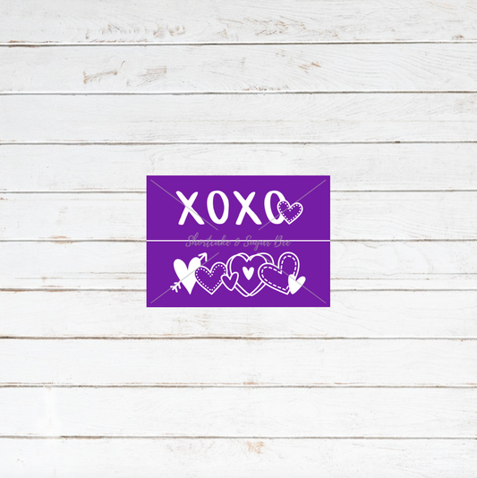 XOXO Hearts Silkscreen Stencil