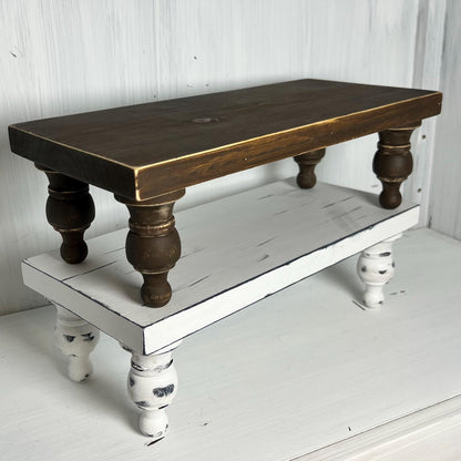 Rustic Wood Riser - Large