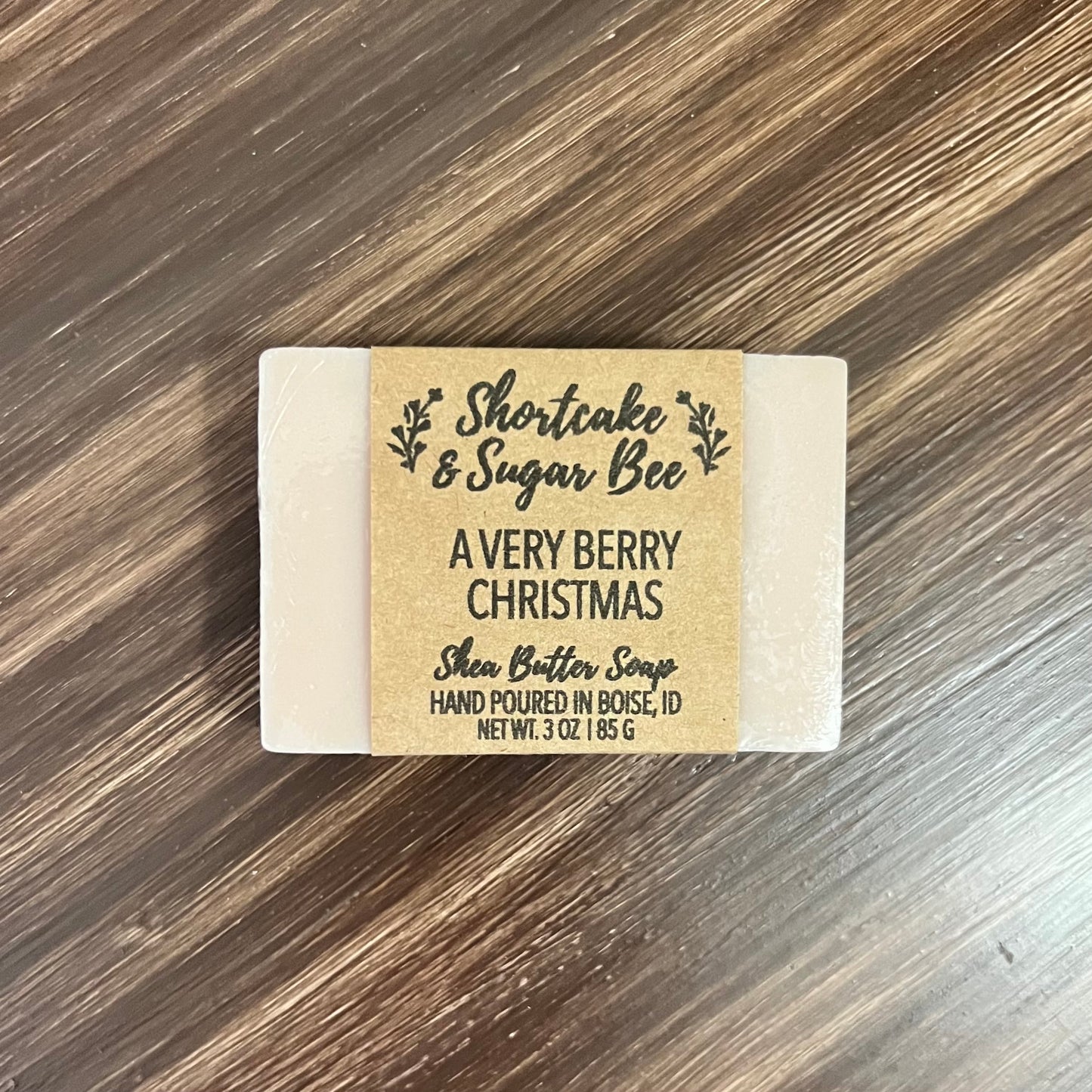 Natural Shea Butter Soap - A Very Berry Christmas