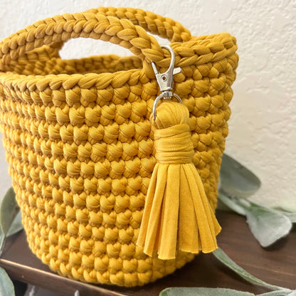 Mustard Yellow Bucket Tote