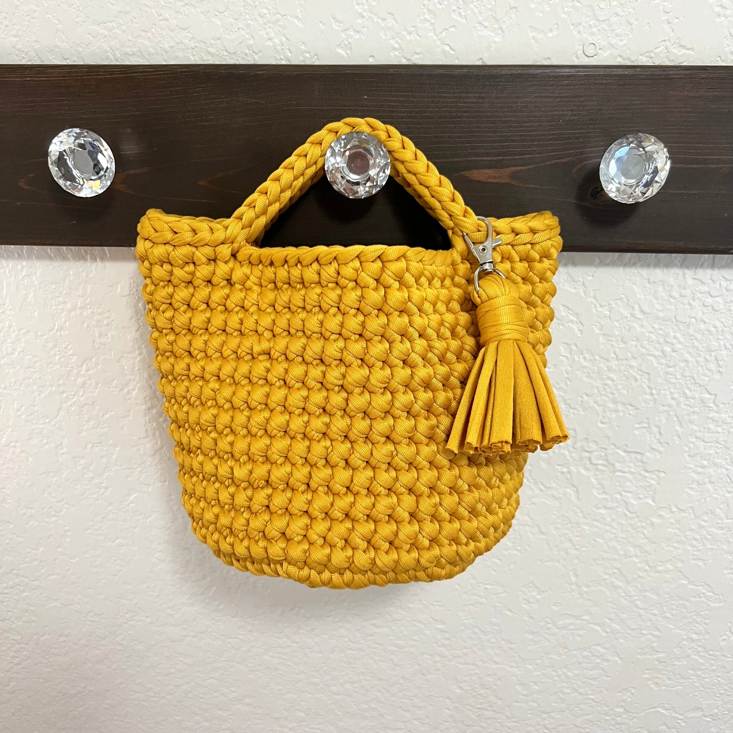 Mustard Yellow Bucket Tote