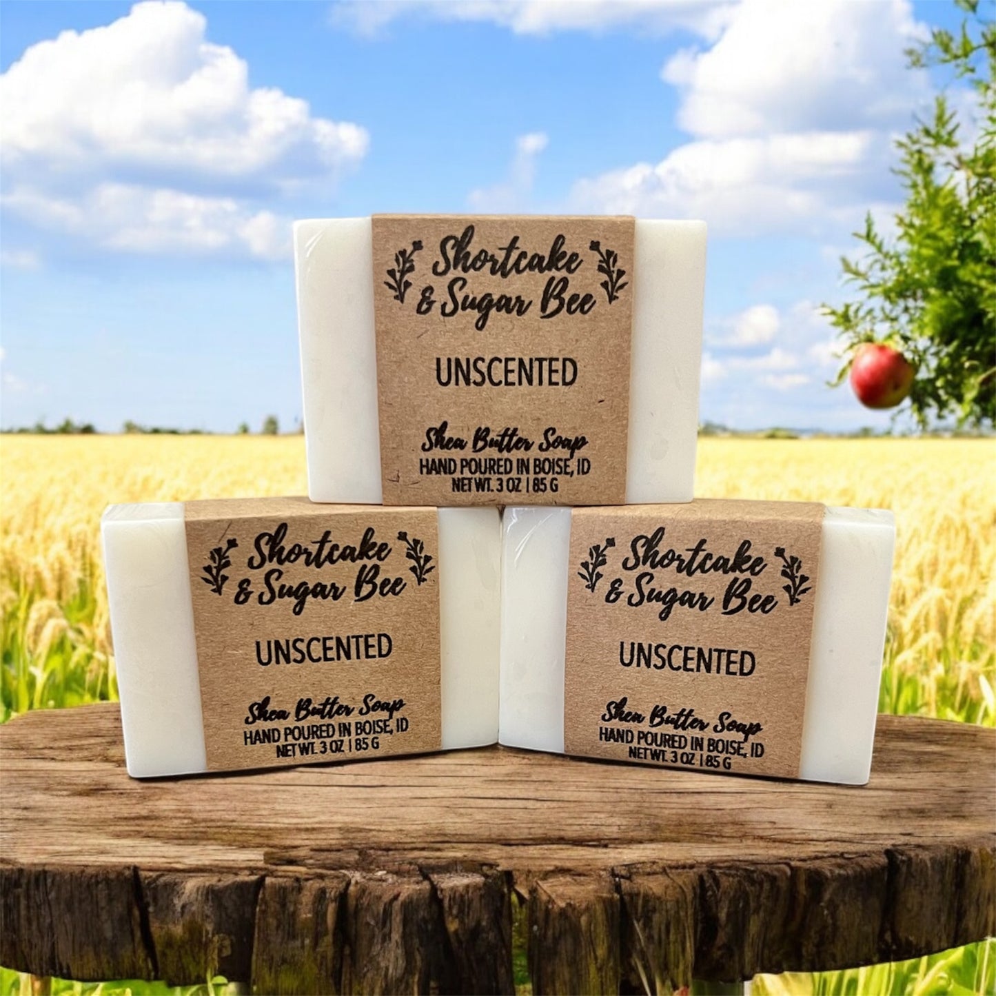 Natural Shea Butter Soap - Unscented