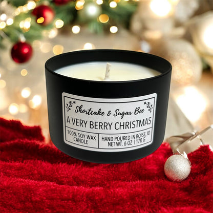 A Very Berry Christmas Soy Wax Candle